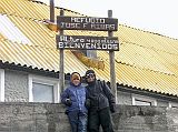 Ecuador Cotopaxi 02-08 Peter Ryan And Charlotte Ryan Outside Jose Ribas Refuge